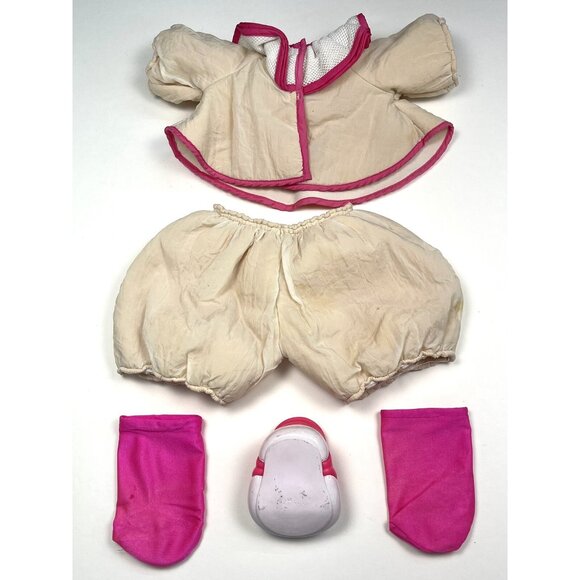 VTG 1985 Cabbage Patch Kids CUDDLY CRINKLES 5pc Clown Costume *Stains/1 Shoe* - Picture 3 of 6